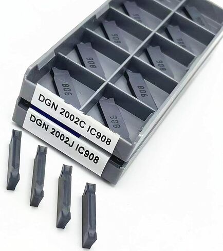 10 قطعة إدراج DGN2002J DGN2002C IC907 2 مللي متر الحز كربيد إدراج DGN مخرطة القاطع تحول أداة فراق وأداة الحز (DGN2002J IC908) in Kuwait