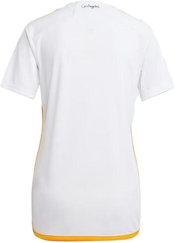 قميص LA Galaxy Home Jersey للسيدات من adidas مقاس 24/25 (أبيض/أصفر/كحلي) in Kuwait
