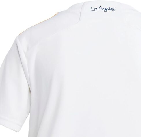 قميص LA Galaxy Home Jersey للسيدات من adidas مقاس 24/25 (أبيض/أصفر/كحلي) in Kuwait