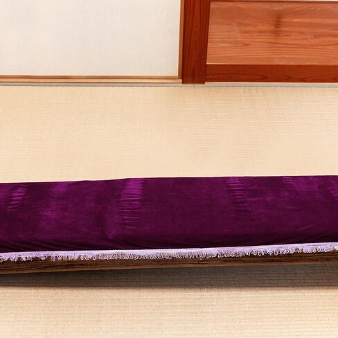 غطاء غبار Guzheng من القطيفة العتيقة باللون البنفسجي مع شرابة، غطاء أداة Guzheng الواقي العالمي للآلات الوترية الشعبية in Kuwait