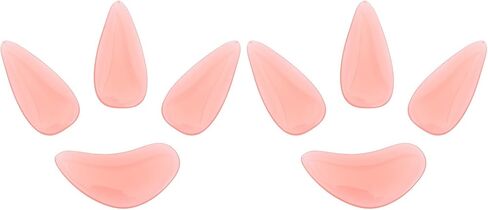 DECHOUS Guzheng Practice Nail Covers Large Pomegranate Red Crystal Finger Picks Professional Performance Protective Guzheng Nails for Stringed Instrument Players in Kuwait