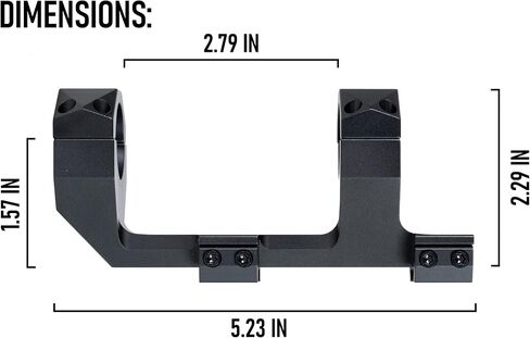 Monstrum Ultra Series Precision Offset Picatinny Scope Mount | 1 بوصة | 0 وزارة الزراعة in Kuwait