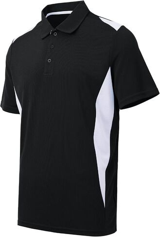 Corna Men's Big and Tall Golf Polo Shirts Moisture Wicking Performance Dry Fit Collared Shirts for Men L-7XL in Kuwait