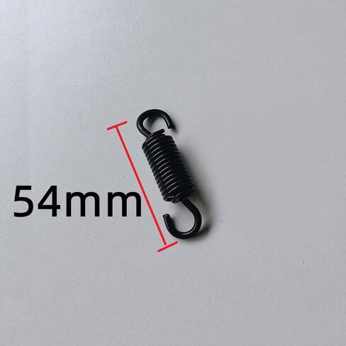 Extension Spring, 4PCS Massage Chair Movement Swing Arm Accessories 54mm Length Black Tension Spring in Kuwait