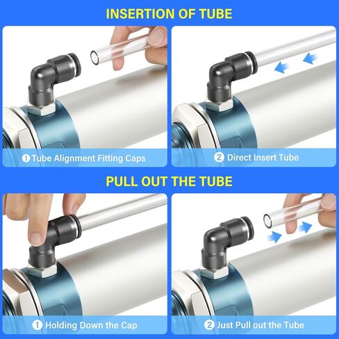 TAILONZ PNEUMATIC Male Elbow 3/8 Inch Tube OD x 1/4 Inch NPT Thread 90 Push to Connect Fittings PL-3/8-N2 (Pack of 10) in Kuwait