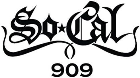 ملصق So Cal 909 - ملصق - مقطوع بالقالب - أسود in Kuwait