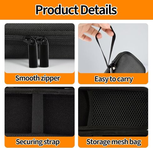 حقيبة تخزين ذات غلاف صلب من مادة EVA حقيبة حمل لجهاز Fluke F301/F302+/F303/F305/362 حقيبة اختبار متعددة (أسود) in Kuwait
