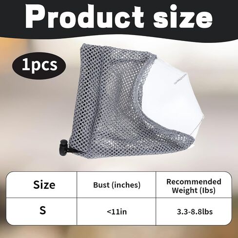 Cat Muzzle, Cat Muzzle for Grooming, Nail Trimming, Muzzles for Cats During Veterinary Visits and Bathing Routines, Suitable for Cats (S) in Kuwait