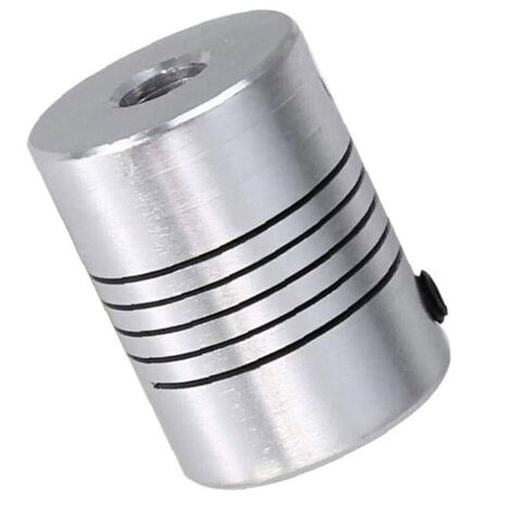 4pcs Flexible Couplings, Size 6.35 * 10mm, Outer Diameter 19mm, Length 25mm, Mainly Used for Connecting Motors, Stepper, Etc in Kuwait