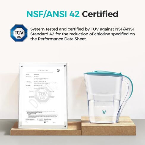 استبدال فلتر VIOMI 3 عبوات لإبريق الماء Inno سعة 13 كوبًا، ترشيح على 4 مراحل، معتمد من NSF 42، يزيل طعم ورائحة الكلور، المعادن الثقيلة، يدوم لمدة تصل إلى شهرين أو 50 جالونًا، كمية تكفي لمدة 6 أشهر in Kuwait