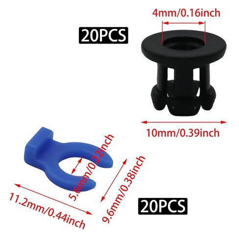 40pcs Bowden Tube Coupler Set,Durable 1.75mm Bowden Coupling Clip Reliable Clamp Clip,Versatile Collet for 3D Printer Accessories in Kuwait