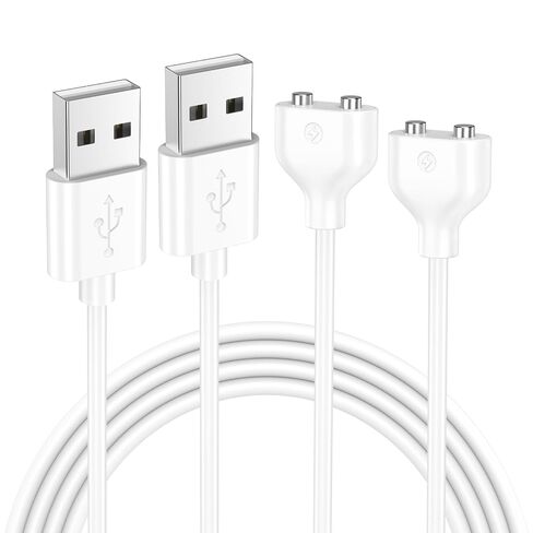 Vancle 2 Pack 6mm Magnetic USB DC Charging Cable with 2 Pins Charger Cord for Toys Massagers Electric Toothbrush in Kuwait