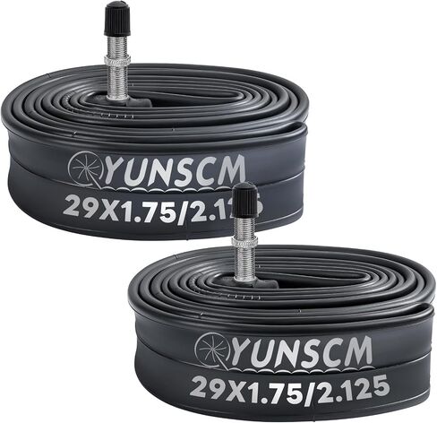 YUNSCM 2-PCS 29 بوصة إطارات دراجة الطريق 29 × 1.95/50-622 و29 بوصة أنابيب الدراجة TR4A-40L Schrader Valve المتوافقة مع إطارات وأنابيب الدراجة 29x1.95 (Y-787) in Kuwait
