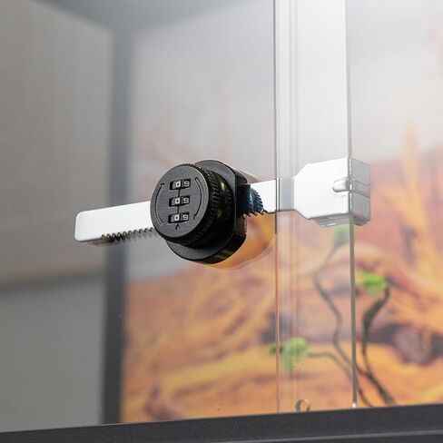 Terrarium Combination Lock Keyless 3-Digit Password Security Latch for Reptile Enclosure Cabinet in Kuwait