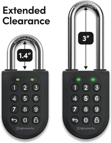 igloohome Long Shackle for Padlock 2 & Padlock 2E in Kuwait