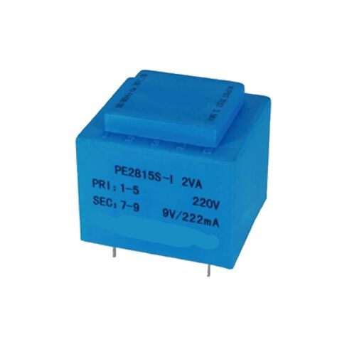 PE2815S-I 2VA 110V-380V / 6Vx2/7.5Vx2/9Vx2/12Vx2/15Vx2/18Vx2/24Vx2 محول عزل أمان مغلف 1 قطعة (2VA 220V 6Vx2) in Kuwait