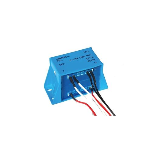 LKB4820-L 12VA 110V-380V / 6V/7.5V/9V/12V/15V/18V/24V محول عزل آمن مغلف PCB لحام 1 قطعة (12VA-220V-12V) in Kuwait