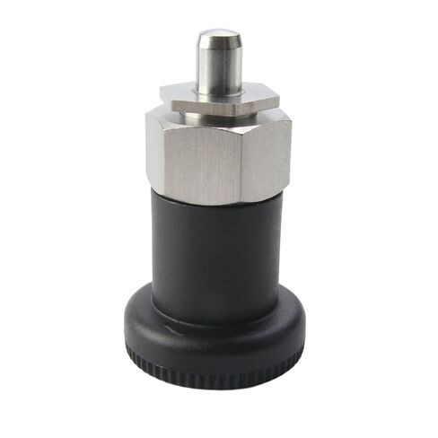 QX255 Indexing Plunger Dia 6mm 8mm Spring Loaded Pin Self Locking Reset Ball Head Positioning Bolt with Nut 1Pcs(QX255-C,6-10.5) in Saudi Arabia