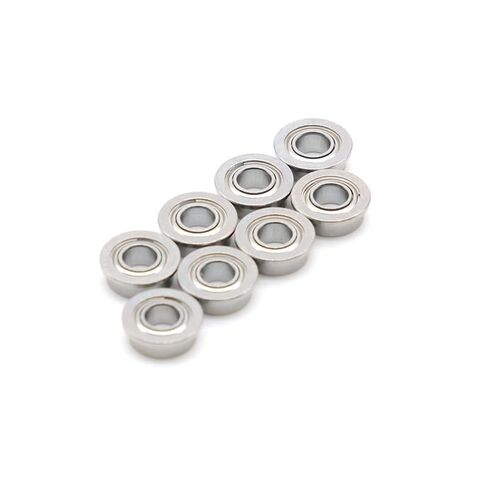 10Pcs MF63ZZ 3x6x2.5 mm ABEC-7 Flange Bearings Deep Groove Ball Bearing MF63Z MF63 in Saudi Arabia