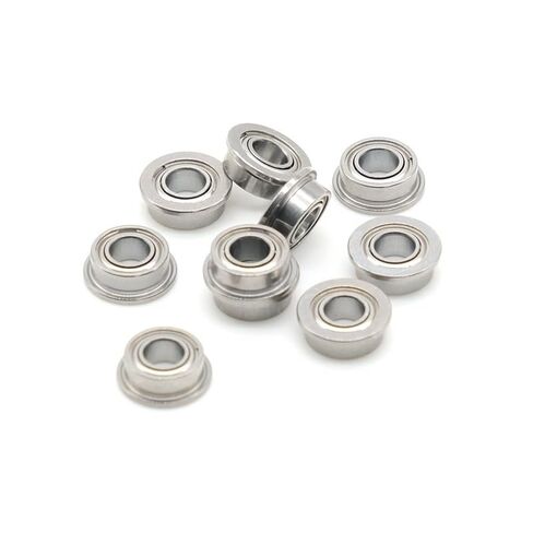 10Pcs MF63ZZ 3x6x2.5 mm ABEC-7 Flange Bearings Deep Groove Ball Bearing MF63Z MF63 in Saudi Arabia