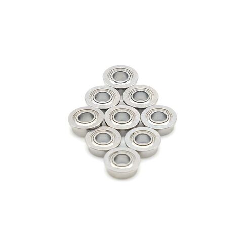 10Pcs MF63ZZ 3x6x2.5 mm ABEC-7 Flange Bearings Deep Groove Ball Bearing MF63Z MF63 in Saudi Arabia