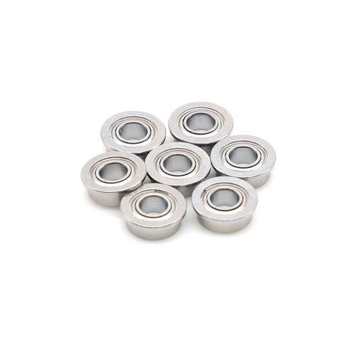 10Pcs MF63ZZ 3x6x2.5 mm ABEC-7 Flange Bearings Deep Groove Ball Bearing MF63Z MF63 in Saudi Arabia