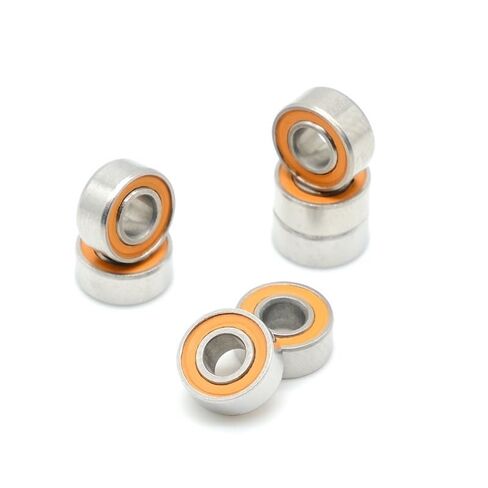 S683RS Bearing (2PCS) 3x7x3 mm ABEC-7 Stainless Steel Hybrid Ceramic Hobby Electric RC Car Truck Ball Bearings Orange Seal in Saudi Arabia