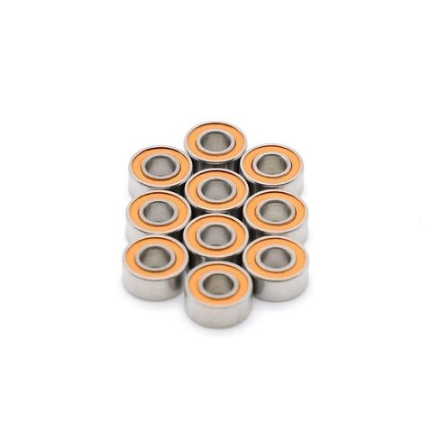 S683RS Bearing (2PCS) 3x7x3 mm ABEC-7 Stainless Steel Hybrid Ceramic Hobby Electric RC Car Truck Ball Bearings Orange Seal in Saudi Arabia