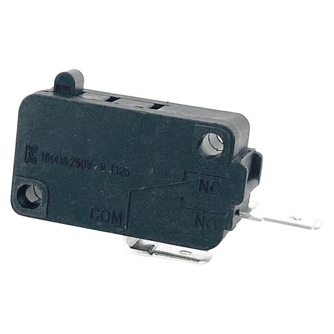 HK-14 مفتاح ميكرو مفتوح عادة (أسود 4 عبوات)، 16 أمبير 125/250 فولت تيار متردد SPST-NO مفتاح مكبس أساسي، متوافق مع هانيويل V7-1S37D13 لسلة مقلاة الهواء PowerXL وإصلاح فرشاة القرش الكهربائية الدوارة in Kuwait