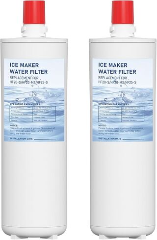 HF20-S HF20-MS HF25-S Water Filter Replacement Compatible with 3M High Flow Series Cartridge HF20-S, 5615103/HF20-MS, 5615109/HF25-S,5615203, Water Filtration System 2 Pack in Saudi Arabia