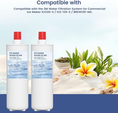 HF20-S HF20-MS HF25-S Water Filter Replacement Compatible with 3M High Flow Series Cartridge HF20-S, 5615103/HF20-MS, 5615109/HF25-S,5615203, Water Filtration System 2 Pack in Saudi Arabia