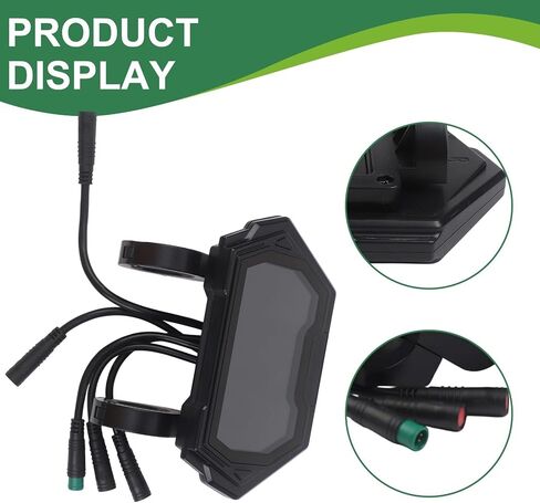 سكوتر كهربائي عرض أداة لوحة القيادة شاشة LCD لـ KUGOO لـ G2 Pro لـ G2 Max لـ KUKIRIN لوحة العدادات الرقمية باللون الأسود in Kuwait