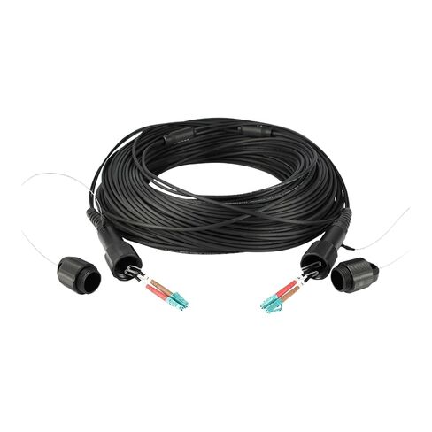 OM3 Multi-Mode TPU Fiber Jumper LC/SC/FC/ST(FC-FC 2 core; 50m) in Kuwait