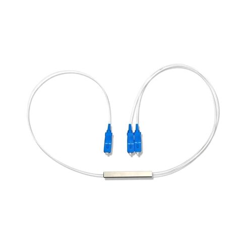10pcs/lot Splitter 1X2 PLC SC/UPC Fiber Optic Single Mode 0.9mm G657A1 LSZH 1m PVC FTTH in Kuwait