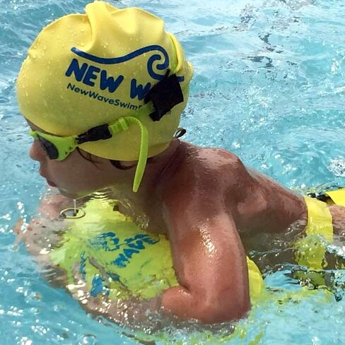 New Wave Swim Cap - Silicone (Yellow) in Kuwait