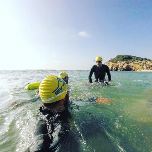 New Wave Swim Cap - Silicone (Yellow) in Kuwait