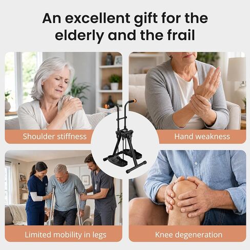 Pedal Exerciser Bike for Seniors – Arm, Leg, Hand & Knee Elderly Exercise Equipment, Sit-Down Home Workout Machine for Total Body, Upper & Lower Limb Trainer in Saudi Arabia