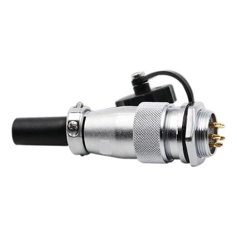 WS28 Front and Rear Nut Socket 4-Pin Reversible Cable Sheath Connector TQ+ZMQ Aviation | Plug26core in Kuwait