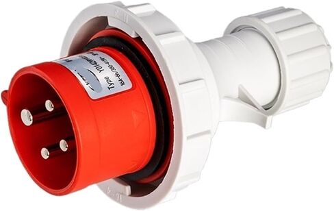 4-core 32A Industrial Plug Connector IP67 | Surface mounted socket in Saudi Arabia