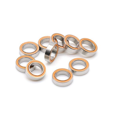 2 قطعة ABEC-7 SMR117 2RS 7x11x3 مللي متر محامل هجينة من الفولاذ المقاوم للصدأ SMR117 RS بكرة الصيد و RC محمل سيراميك صغير in Kuwait