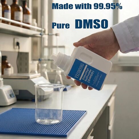مذيب ييتشونغ ثنائي ميثيل سلفوكسيد (DMSO)، 300 مل | نقي بنسبة 99.95%، من الدرجة الصناعية والمختبرية، زجاجة HDPE، 10 أونصة in Kuwait