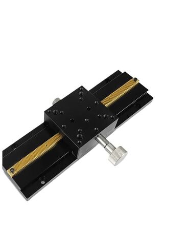 X-axis Sliding Table Manual Dovetail Groove Displacement Platform Lwx25/40/60-L50-500 Long Stroke 1Pcs(LWX40-L250-2 双滑块) in Kuwait