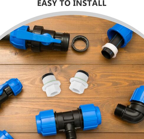 Hose Diameter 20pcs Plugs Thread White Threaded Plastic 1/2 20mm Multi-use Pipe End Caps High Flexibility Leak Prevention Stopper Universal Fit Outdoor in Kuwait