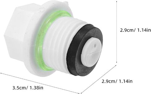 Hose Diameter 20pcs Plugs Thread White Threaded Plastic 1/2 20mm Multi-use Pipe End Caps High Flexibility Leak Prevention Stopper Universal Fit Outdoor in Kuwait