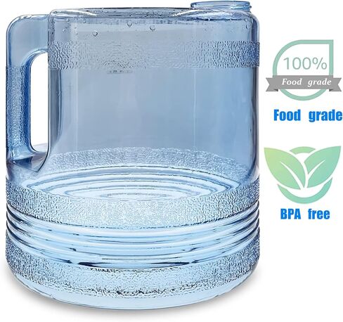 xcivi 4L/1Gallon حاوية المياه المقطر لتقطير المياه Megahome | زجاجة بديلة لتقطير سعة 1 جالون، هيكل آمن خالٍ من مادة BPA، أغطية وظيفية مزدوجة، تصميم خارجي قوي ومحمول in Kuwait