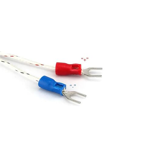 5mm Hole Washer Temperature Sensor K/E Type Metal 1/2/3M Shielded Braide Wire Cable 0-600℃ Temperature Thermocouple | E Type 5M in Saudi Arabia