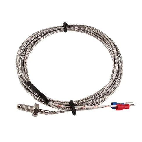 M8 Screw K Type E 1Meter 2M 3 Meters 4M 5M Wire Cable Connector Thermocouple Temperature Sensor for Temperature Controller | M8 Type E 1M in Saudi Arabia