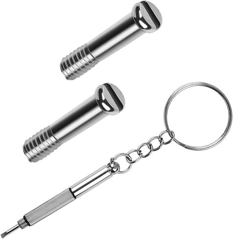4 Pcs Screws & 1 Pcs Multifunctional Screwdriver Set for RayBan RB2140/RB4340/RB4168/RB4195/RB4169/RB2168/RB4152/RB5022 Sunglasses in Kuwait