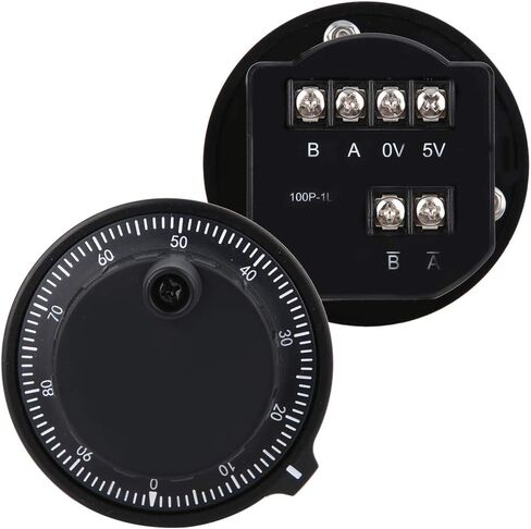 BORDSTRACT 65mm Electronic Handwheel Pulse Generator, 100PPR 100B LCNC Manual Pulse Controller Compatible with LinuxCNC and GRBL for CNC Machine Tools in Kuwait