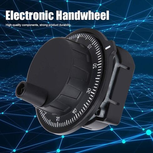 BORDSTRACT 65mm Electronic Handwheel Pulse Generator, 100PPR 100B LCNC Manual Pulse Controller Compatible with LinuxCNC and GRBL for CNC Machine Tools in Kuwait
